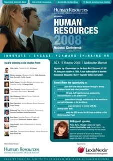Human Resources 2008 National Conference Program