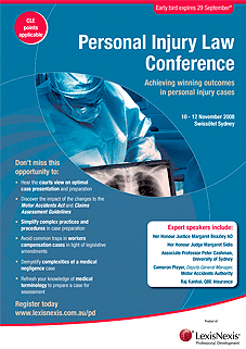 Personal Injury Law Conference NSW - Program