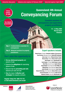 Queensland: 6th Annual Conveyancing Forum