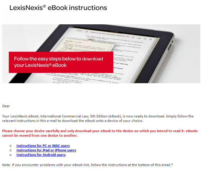 eBook Instructions