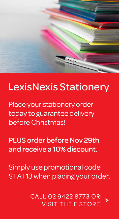 LexisNexis Stationery