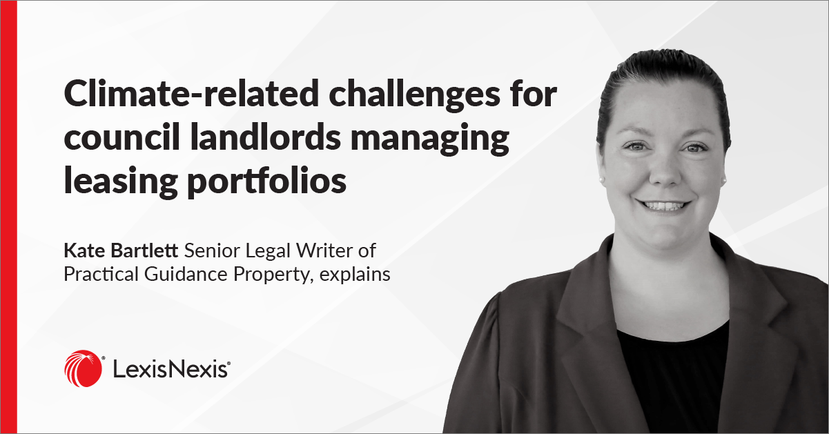 Climate-related challenges for council landlords managing leasing portfolios