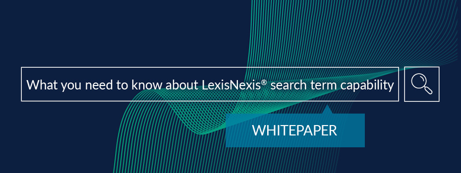 Search Terms with Lexis+ and Lexis Advance