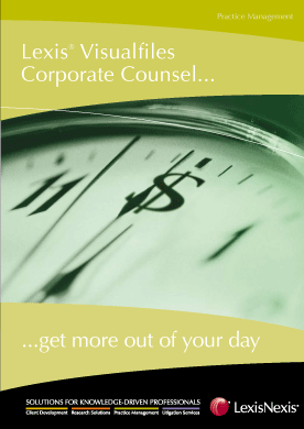 Lexis Visualfiles Corporate Counsel graphic